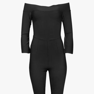 Black Bandage Jumpsuit